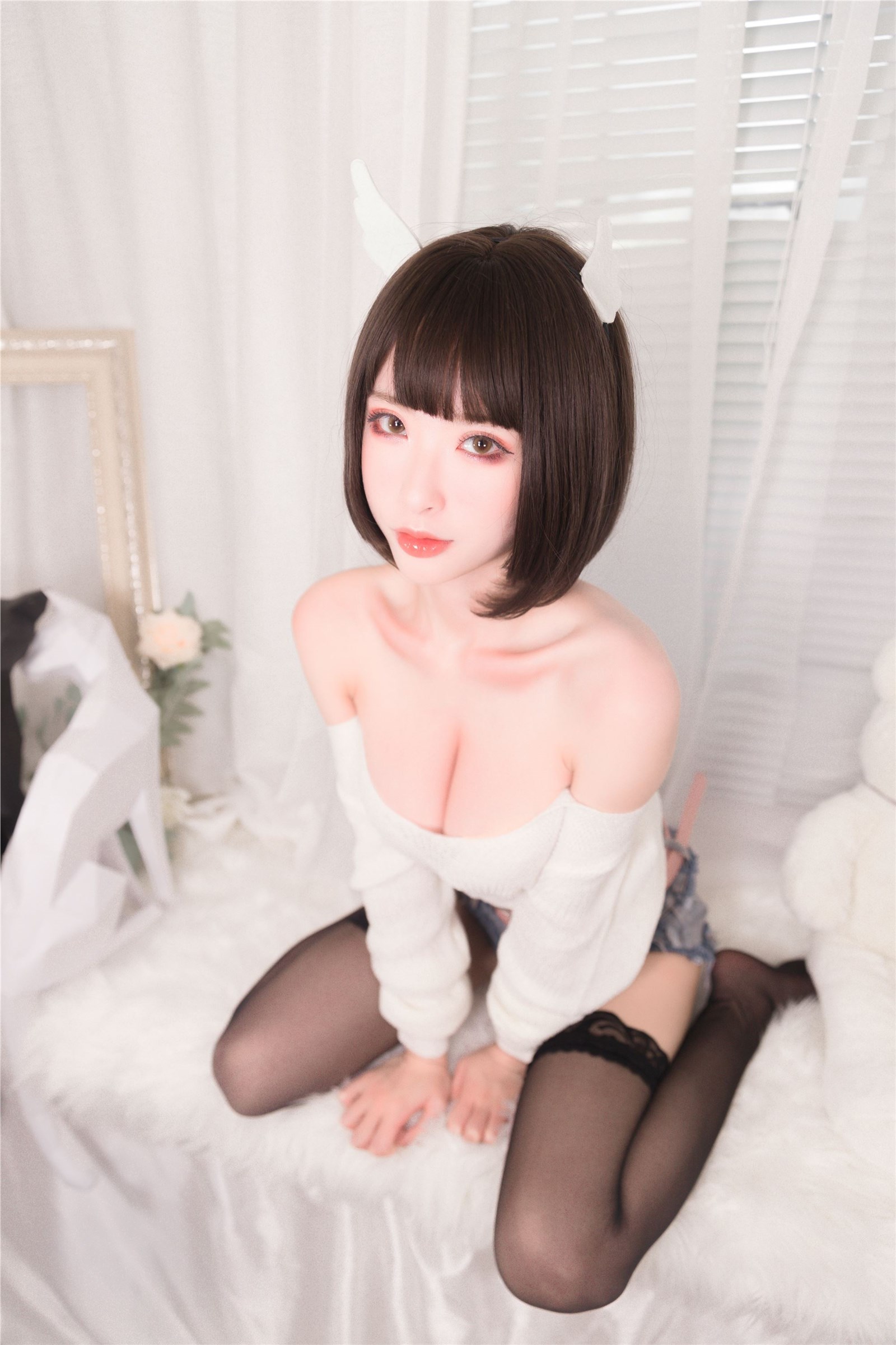 Yurai Shimizu - NO.34 White sweater(14)